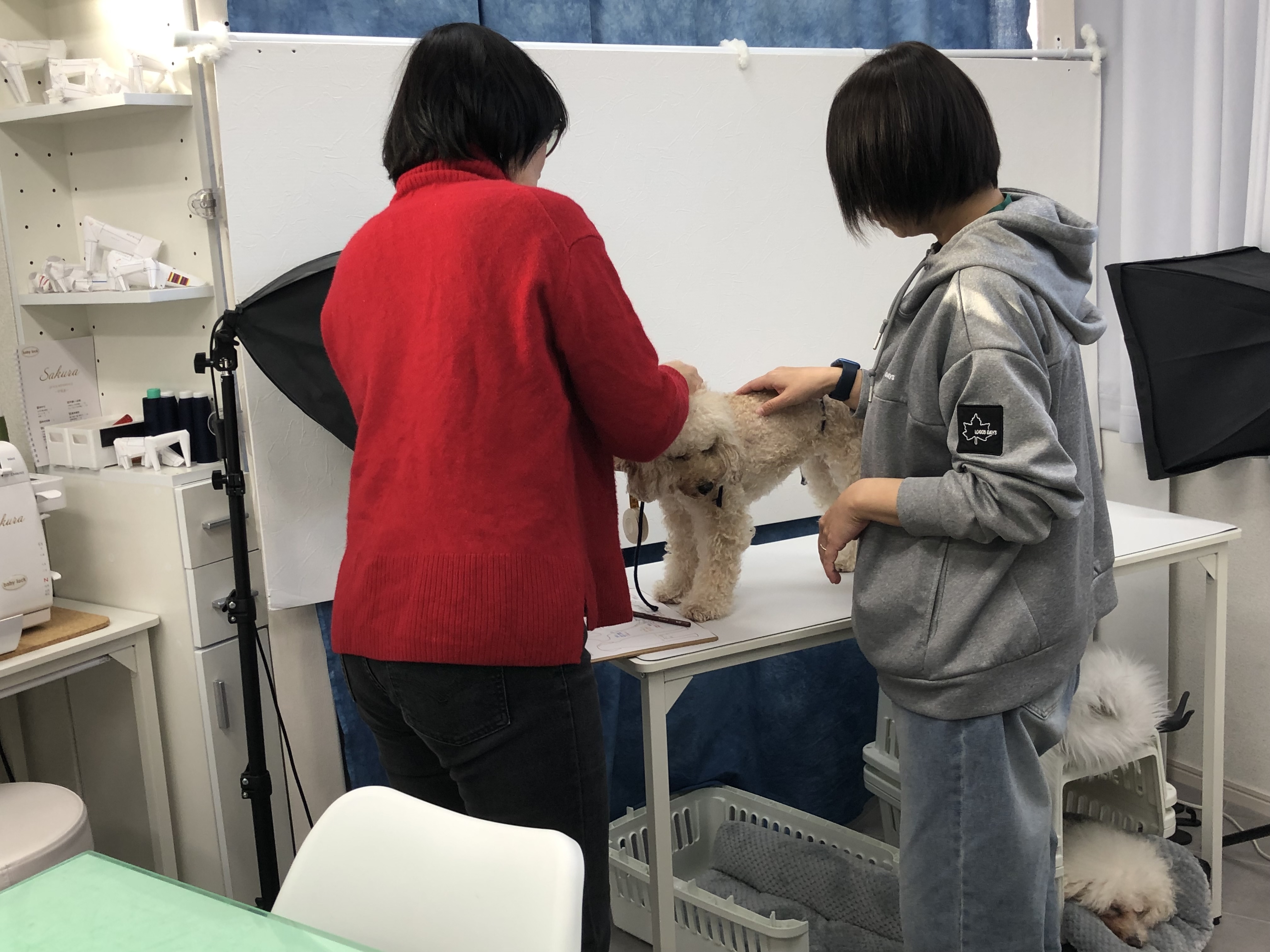 Laboでの縫製レッスン風景6